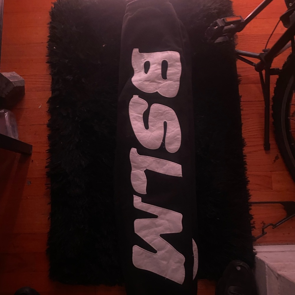 Black and White BSLM Skateboard Bag